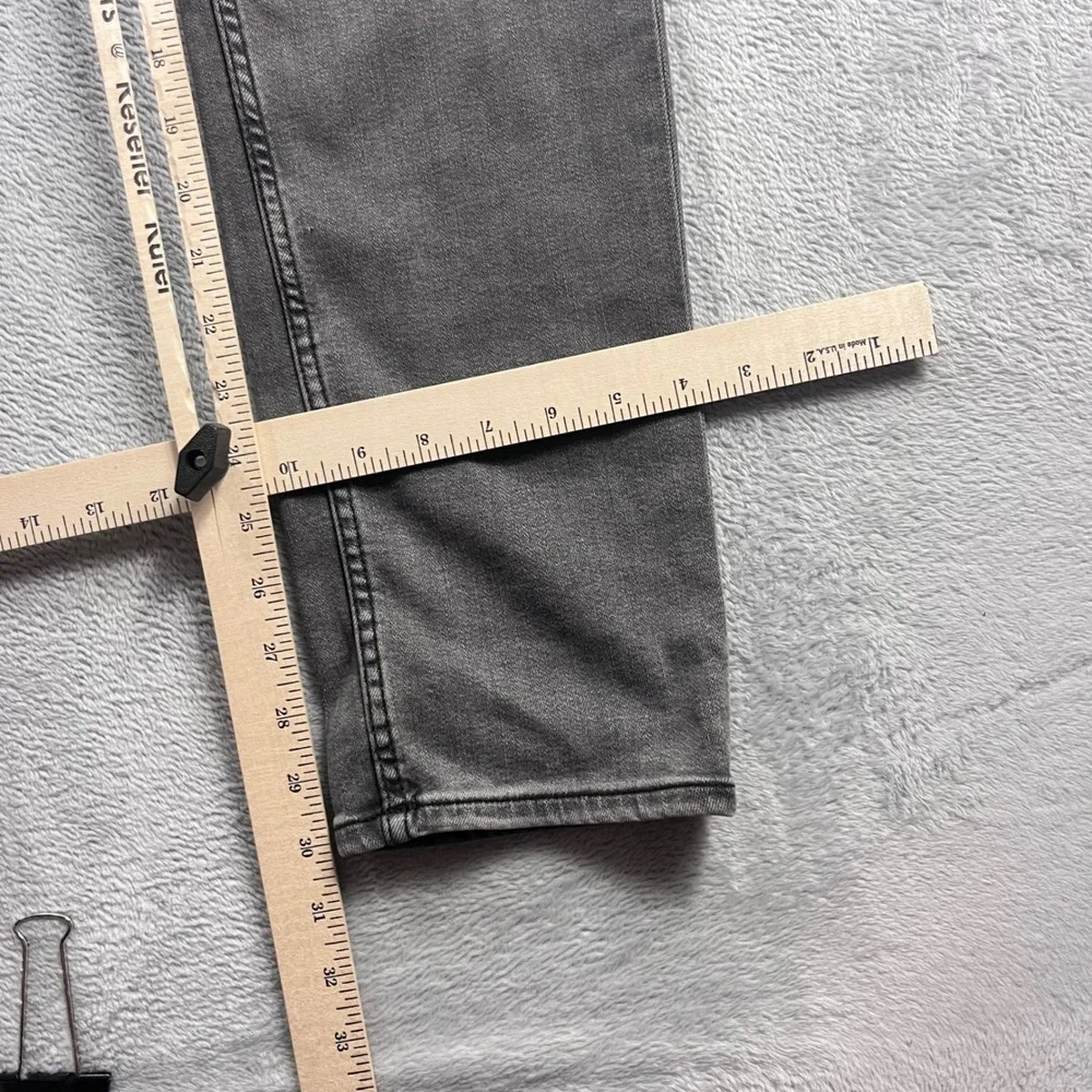Banana Republic Travel Jean Mens 30x30 Slim Fit Gray Charcoal Denim Pants